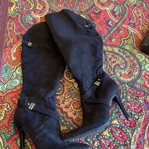 Black Thigh High Boots